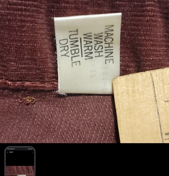 Vintage H.I.S Brown Velvet Corduroy Pants 32x34 Actual 32x30 - Picture 10 of 12